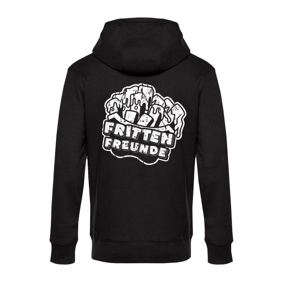 Fritten Freunde Distressed - Zip-Hoodie